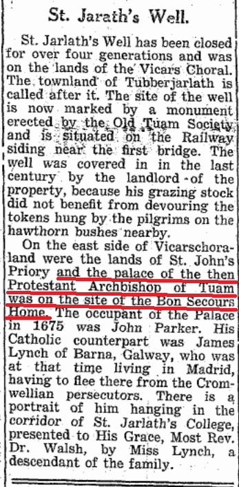 Tuam Palace, Tuam Herald 3 Nov 1962, page 7.png